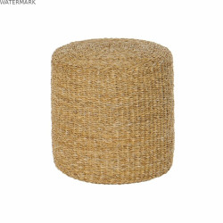 Repose-pied DKD Home Decor Fibre Naturel (40 x 40 x 40 cm)