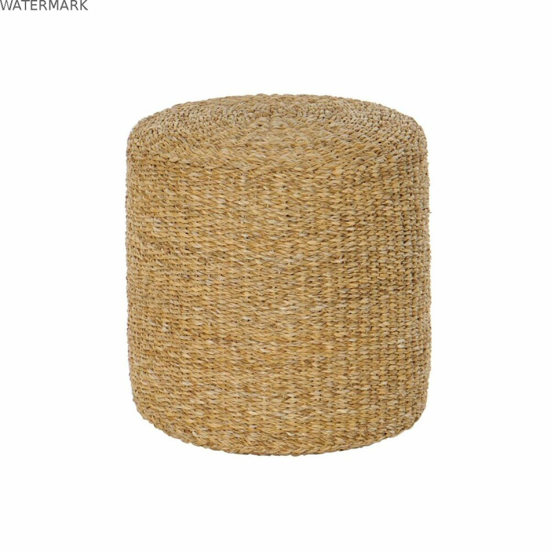 Repose-pied DKD Home Decor Fibre Naturel (40 x 40 x 40 cm)