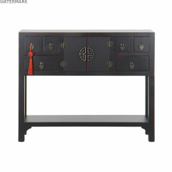 Meuble d'Entrée DKD Home Decor Bleu 95 x 24 x 79 cm