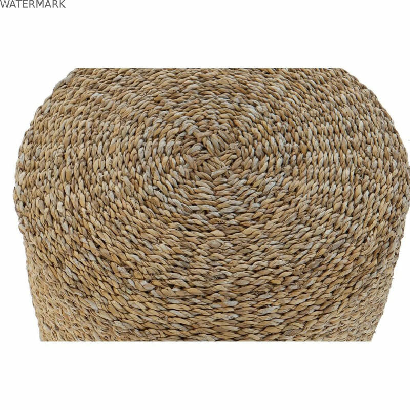 Repose-pied DKD Home Decor Fibre Naturel (40 x 40 x 40 cm)