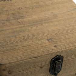 Table d'appoint DKD Home Decor Métal Bois (49 x 51 x 74 cm)