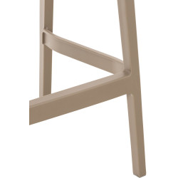 Tabouret de bar Ares boue