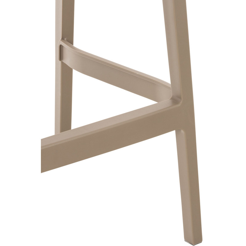 Tabouret de bar Ares boue