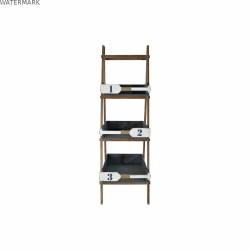 Étagère DKD Home Decor S3021857 Sapin Bleu Blanc (51 x 70 x 160 cm)