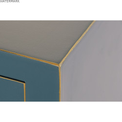 Meuble d'Entrée DKD Home Decor Bleu Doré 63 x 26 x 83 cm