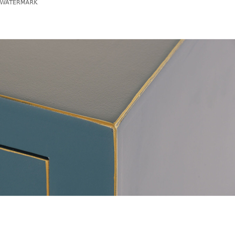 Meuble d'Entrée DKD Home Decor Bleu Doré 63 x 26 x 83 cm
