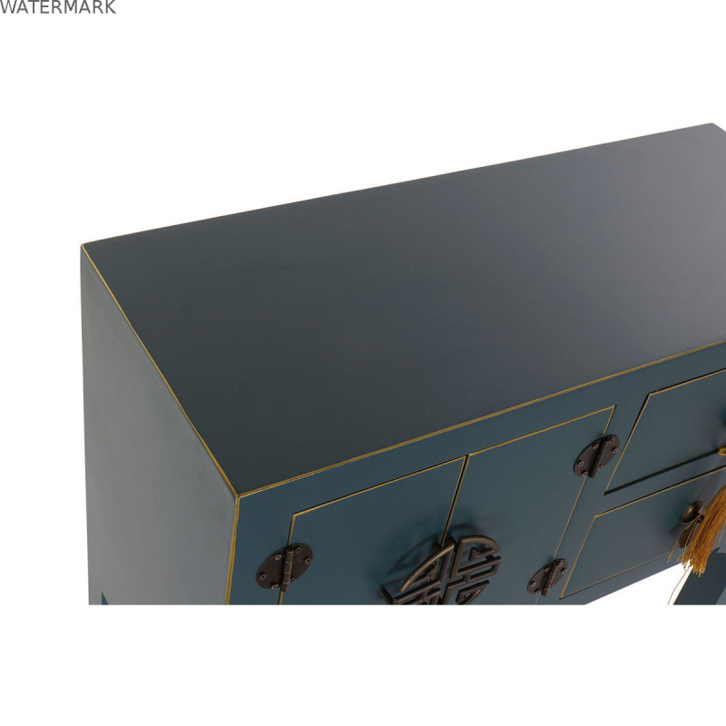 Meuble d'Entrée DKD Home Decor Bleu Doré 63 x 26 x 83 cm