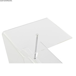 Petite Table d'Appoint DKD Home Decor Transparent 40 x 30 x 44 cm