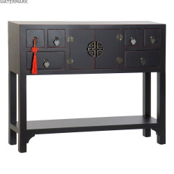 Meuble d'Entrée DKD Home Decor Noir 95 x 24 x 79 cm
