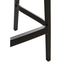 Taburete Apilable Ares Negro