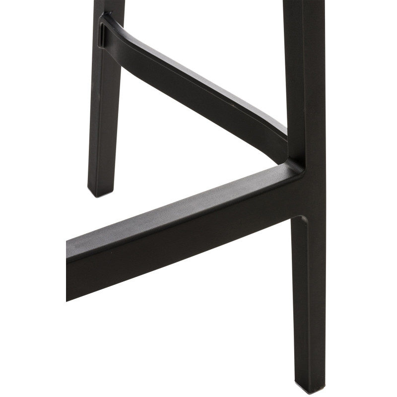 Taburete Apilable Ares Negro