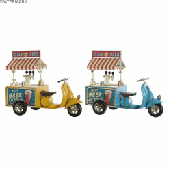 Figurine Décorative DKD Home Decor Jaune Bleu Vintage 31,5 x 15 x 26,5 cm (2 Unités)