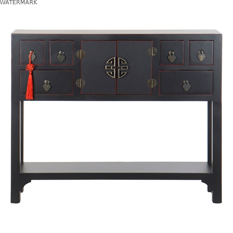 Meuble d'Entrée DKD Home Decor Noir 95 x 24 x 79 cm