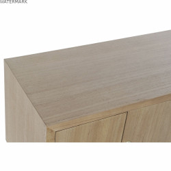 Meubles de télévision DKD Home Decor Gris Crème Métal Bois de paulownia (90 x 34 x 66.5 cm)