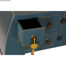Meuble d'Entrée DKD Home Decor Bleu 98 x 26 x 80 cm