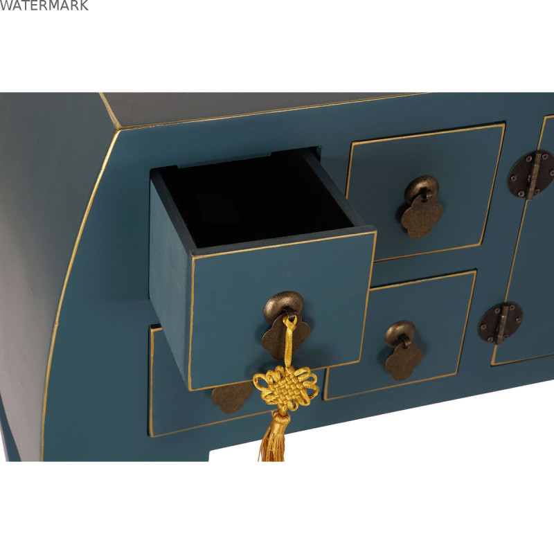 Meuble d'Entrée DKD Home Decor Bleu 98 x 26 x 80 cm