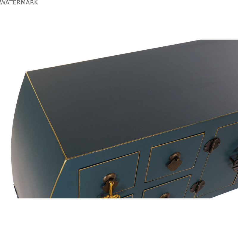 Meuble d'Entrée DKD Home Decor Bleu 98 x 26 x 80 cm