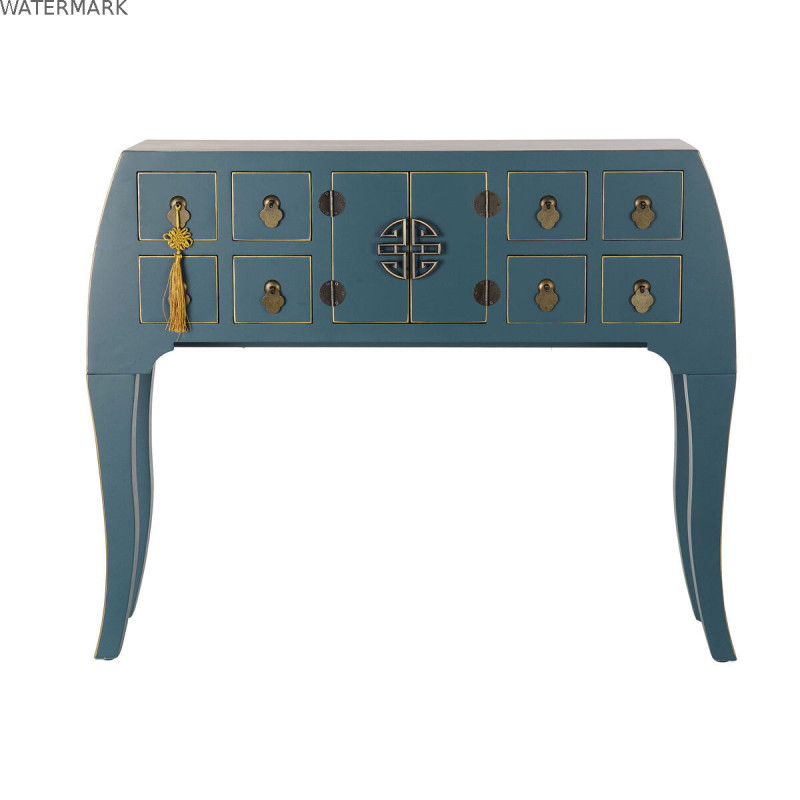 Meuble d'Entrée DKD Home Decor Bleu 98 x 26 x 80 cm