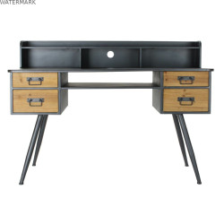 Bureau DKD Home Decor Métal Sapin (135 x 60 x 95 cm)