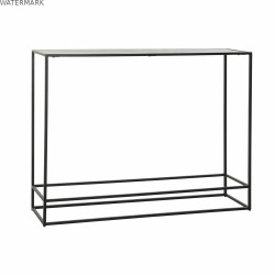 Meuble d'Entrée DKD Home Decor Noir Doré 110 x 25 x 84 cm