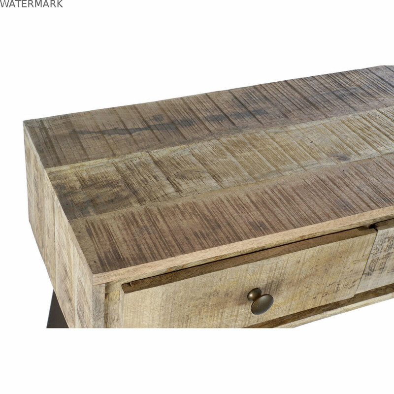 Meuble d'Entrée DKD Home Decor Noir 130 x 40 x 89 cm