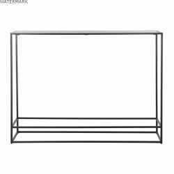 Meuble d'Entrée DKD Home Decor Noir Doré 110 x 25 x 84 cm