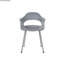 Chaise DKD Home Decor Gris clair 56 x 54 x 80 cm