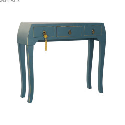 Meuble d'Entrée DKD Home Decor Bleu Doré 96 x 26 x 80 cm