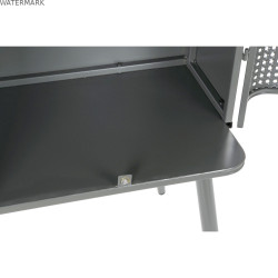 Étagère DKD Home Decor Naturel Gris Métal Bois 2 Etagères (79 x 39 x 133 cm)