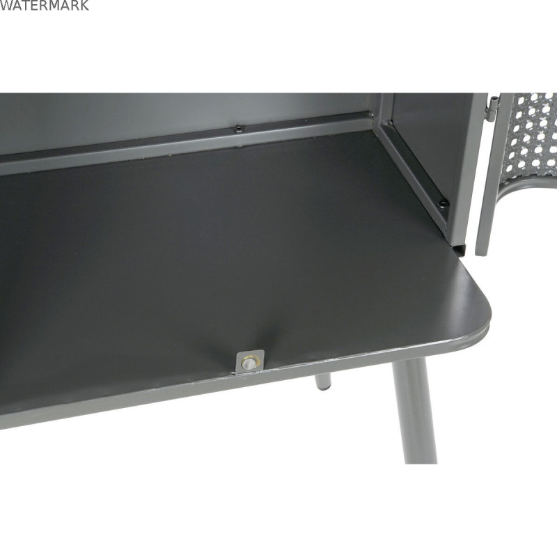 Étagère DKD Home Decor Naturel Gris Métal Bois 2 Etagères (79 x 39 x 133 cm)