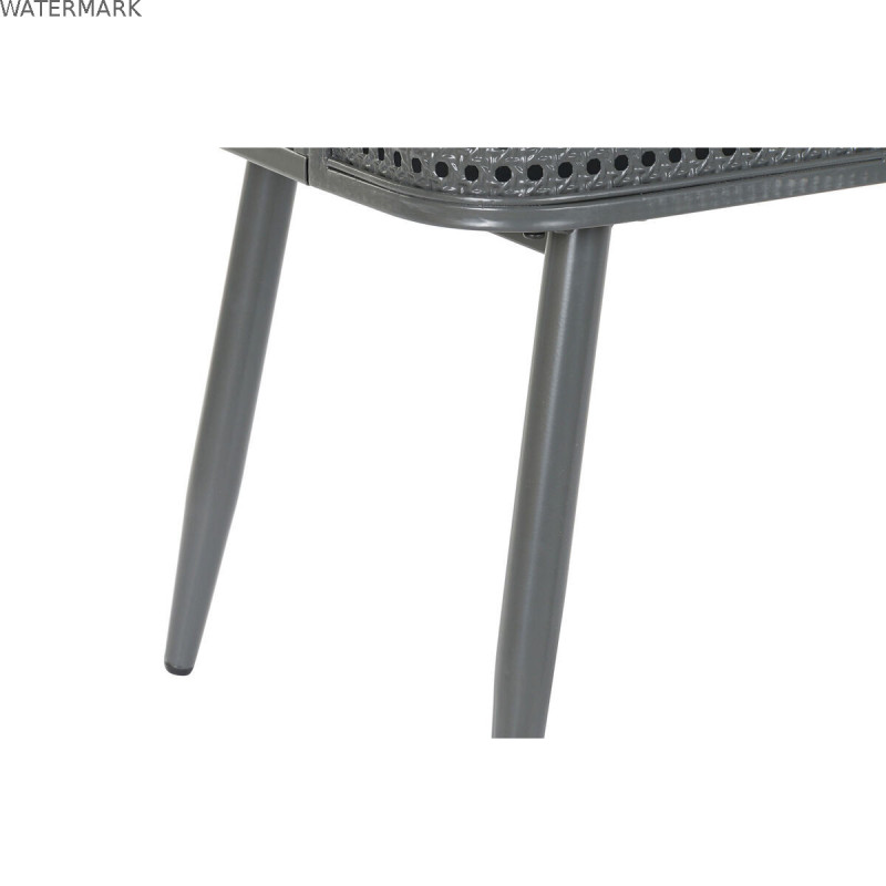 Étagère DKD Home Decor Naturel Gris Métal Bois 2 Etagères (79 x 39 x 133 cm)
