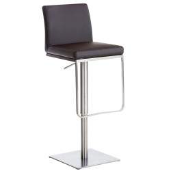 Tabouret de bar Panama E simili cuir marron