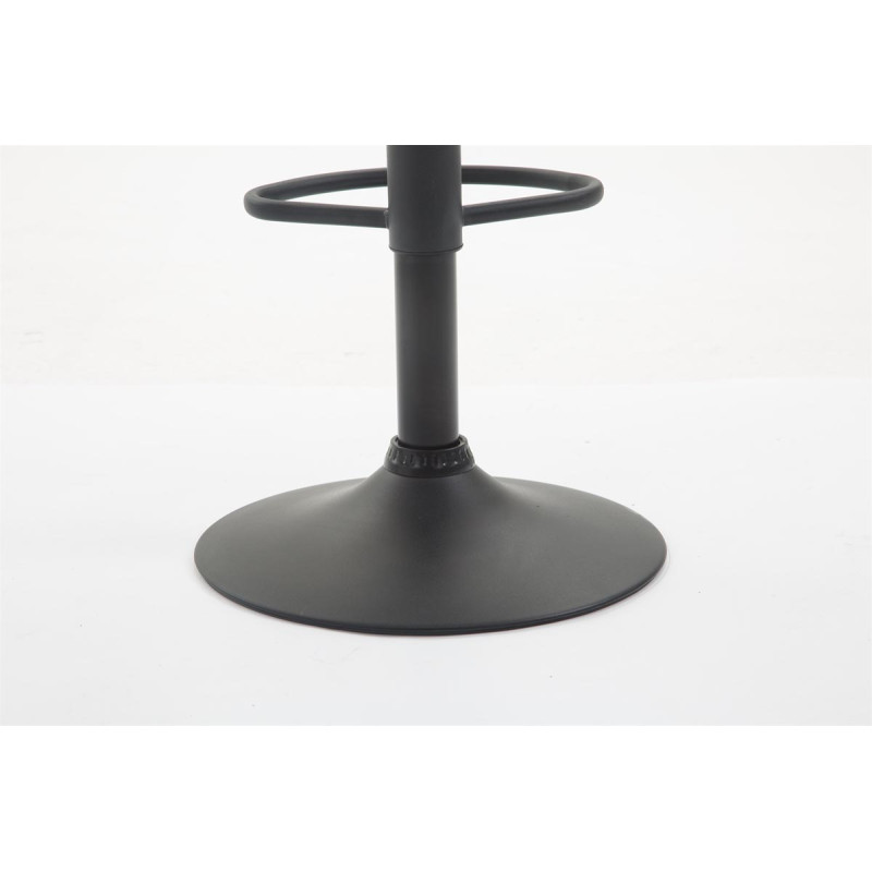 Tabouret de bar Braga, similicuir B blanc