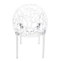 Chaise empilable transparente CRYSTAL