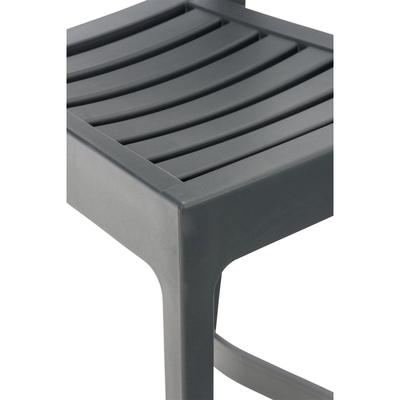 Tabouret de bar Ares gris foncé