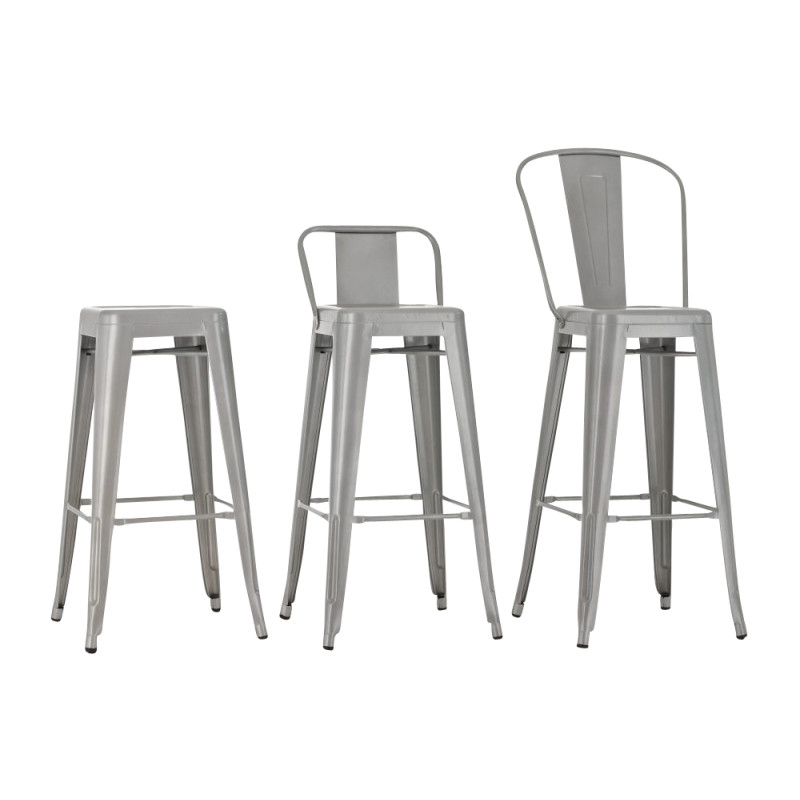 Tabouret de bar Aiden blanc