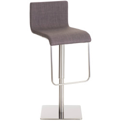 Tabouret de bar Limon E FABRIC gris
