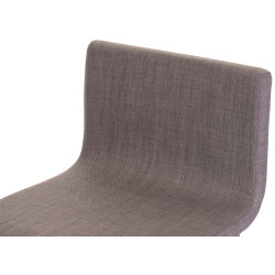 Tabouret de bar Limon E FABRIC gris