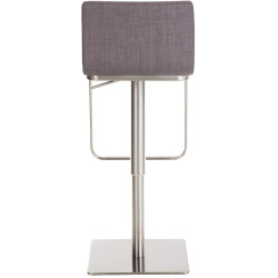 Tabouret de bar Limon E FABRIC gris