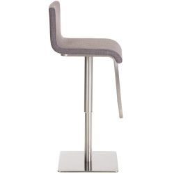 Tabouret de bar Limon E FABRIC gris