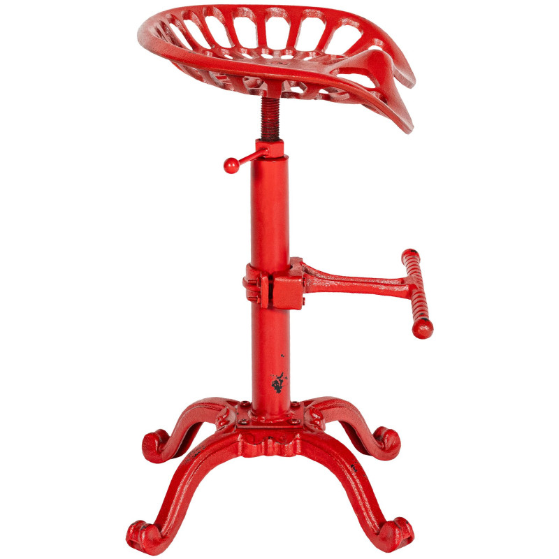 Taburete Industrial Butch Rojo