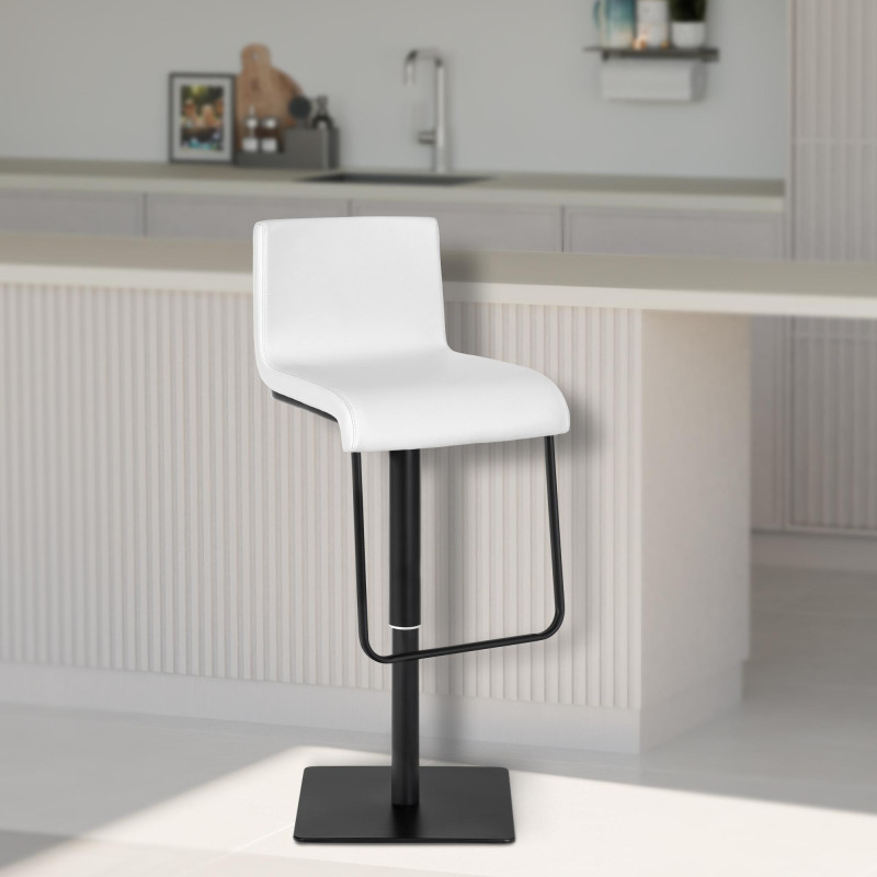 Tabouret de bar Limon B blanc