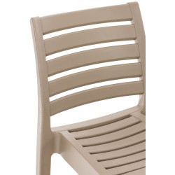 Tabouret de bar Ares boue