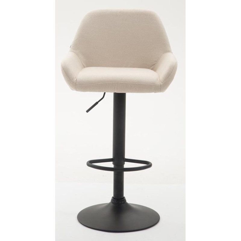 Tabouret de bar Braga tissu B crème