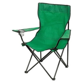 PALISAD - Chaise pliante avec accoudoir et porte-verre - 890x540x860 mm