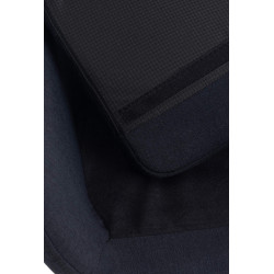 Tabouret de bar en tissu Grant noir