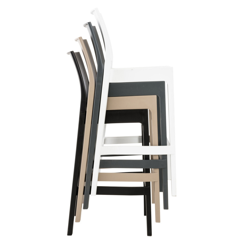Tabouret de bar Maya noir