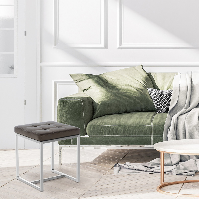Tabouret Barci brun