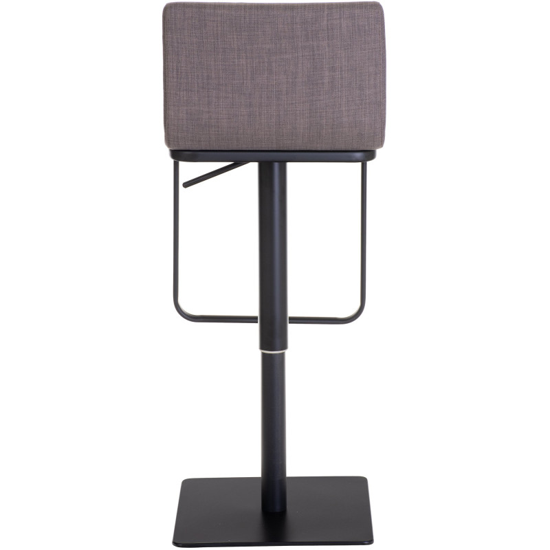 Tabouret de bar Limon B en tissu gris