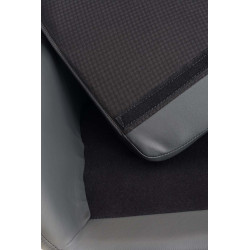 Tabouret de bar Grant simili cuir gris